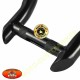 Guidons moto noir out space frico 5 inch