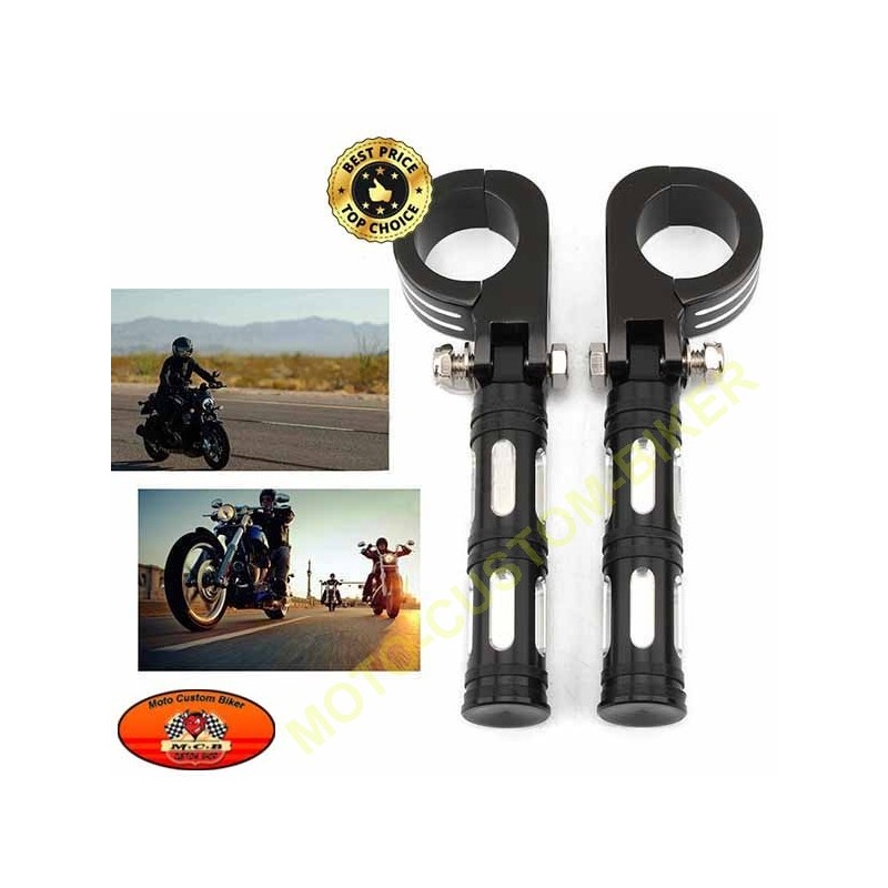 Kit repose pieds moto deep road pour harley et custom - Moto-Custom-Biker