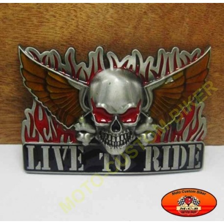 Boucle de ceinture  biker live to ride