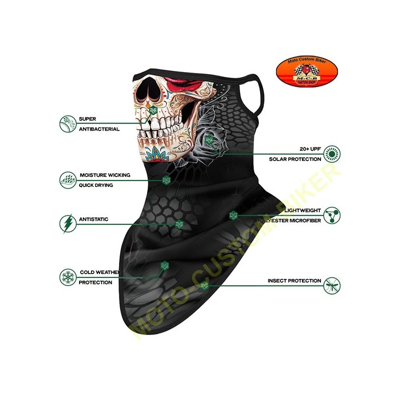 Tour de cou, masque universel ALLFITS - Moto-Custom-Biker