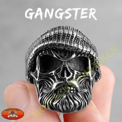 Bague biker gangster