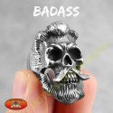 Bague biker badass