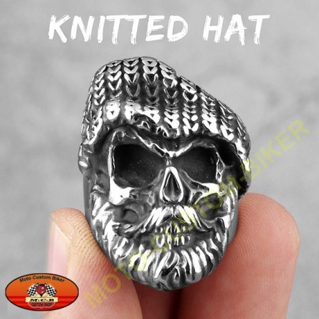 Bague biker knitted