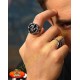 Bague biker skull