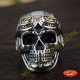 Bague biker pilote