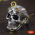 Bague biker pilote