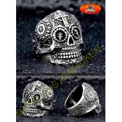 Bague biker silver solder