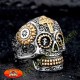 Bague biker gold solder