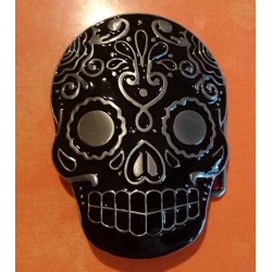 Boucle de ceinture dia de los muertos ou sugar skull