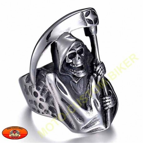 Bague biker spectre