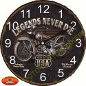 Horloges murale Legend never die