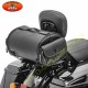 Bagage moto, sacoche Sissy Bar Arrière avec son sac rouleau pour Motos