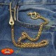 Chaine portefeuille snap hook laiton