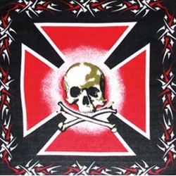 Bandana flaming skull