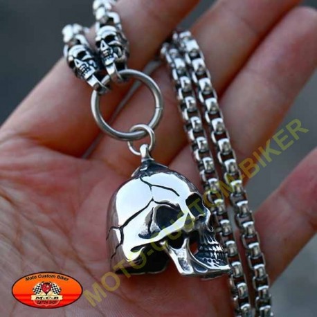 Pendentif mode Harley, skull