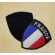 Patch, écusson drapeau Français avec liseret
