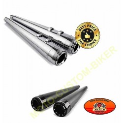 Paire de silencieux strong thrust pour Harley noir ou chrome