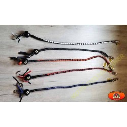 Bouchons de valves moto tête de mort yeux argent - Moto-Custom-Biker