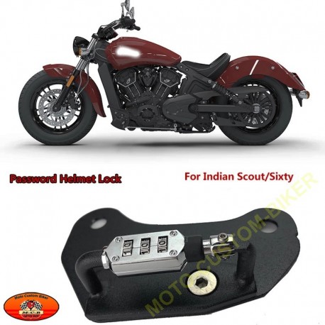 Antivol de casque moto, spécial Indian scout à clès