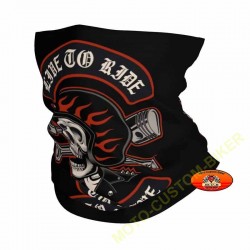 Tour de cou moto skull rider