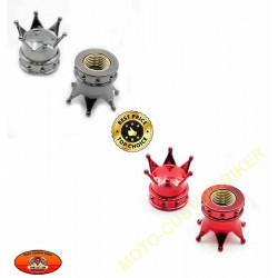 Bouchons de valves moto couronne