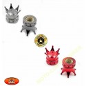 Bouchons de valves moto couronne