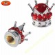 Bouchons de valves couronnes perles