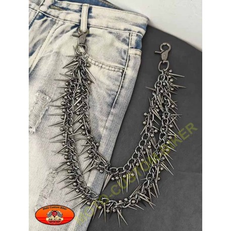 Chaîne portefeuille fixed gothic pin
