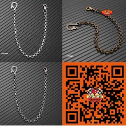 Chaine portefeuille ecrous