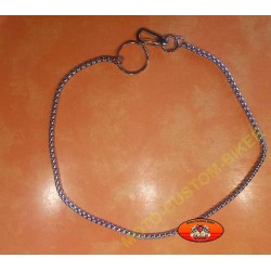 Chaine portefeuille carré entrelacés