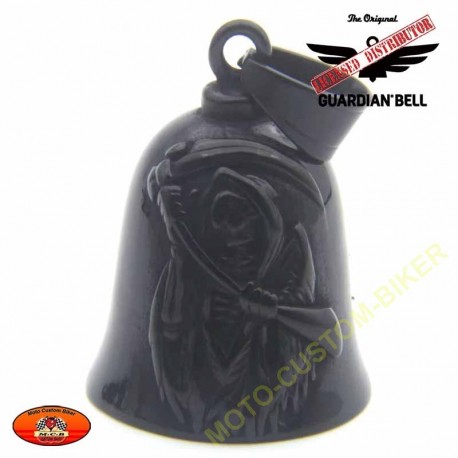 Clochette moto noir faucheuse