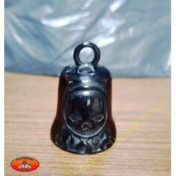 Clochette moto noir skull harley