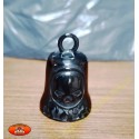 Clochette moto noir skull harley