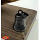 Clochette moto marteau de thor noir