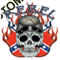 T shirt rebel confédéré
