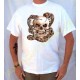 T shirt  skull snake