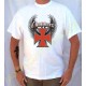 T shirt croix templier rouge