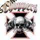 T shirt skull choppers