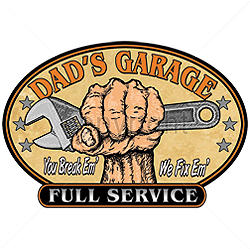 T shirt dad garage