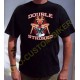 T shirt biker double stroked