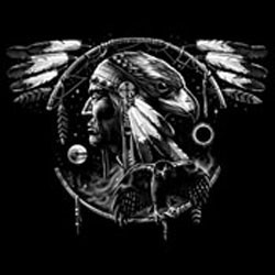 T shirt biker eagle spirit