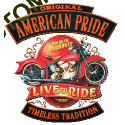 T shirt biker american pride