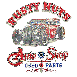 T shirt biker rusty nuts