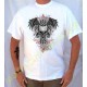 T shirt biker skull & cross