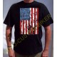 T shirt biker american flag
