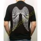 T shirt biker ailes d'ange