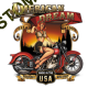 T shirt biker american dream babe