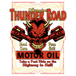 T shirt biker road devil