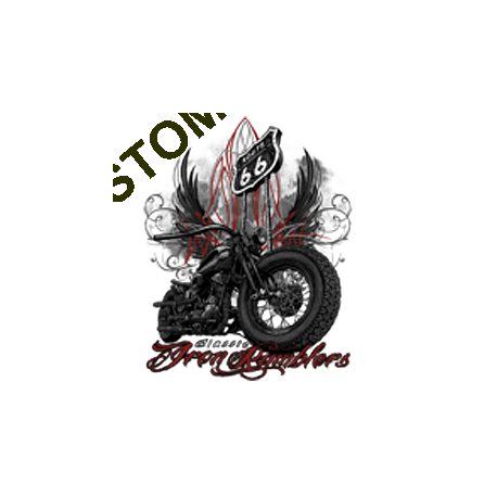 T shirt biker iron rumbler's