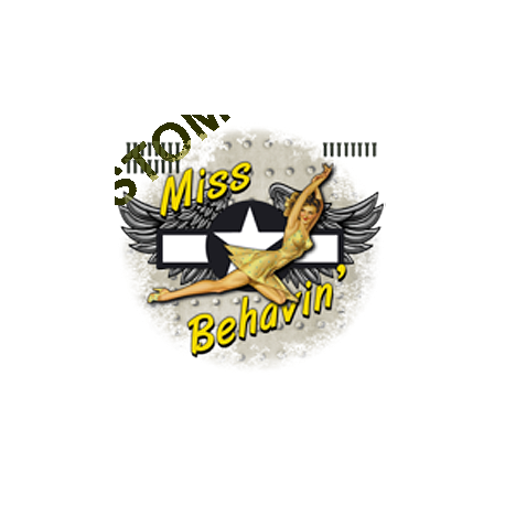 T shirt biker miss behavin